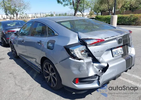 2021 Honda Civic Sport from USA, damaged, VIN 2HGFC2F80MH537495